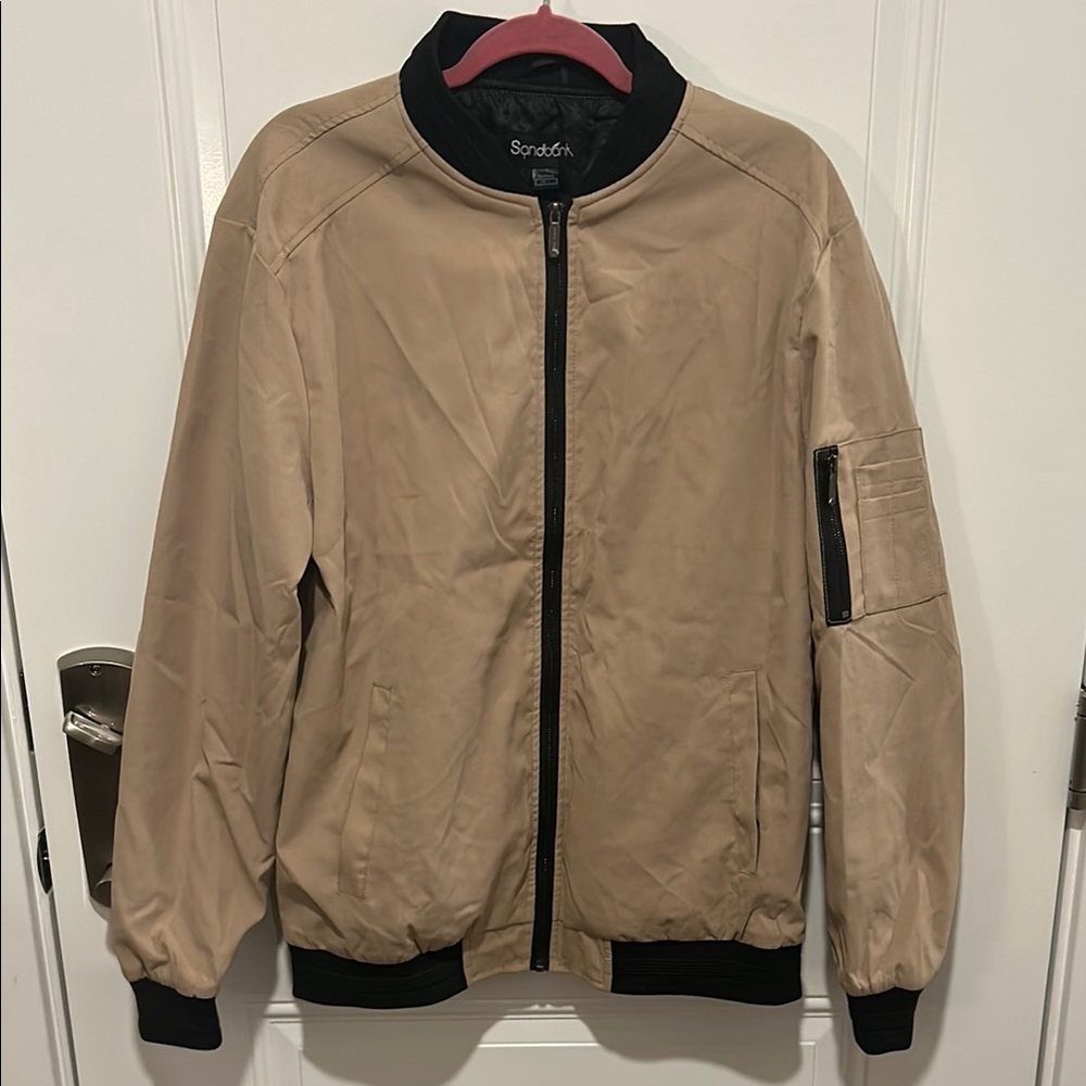 💙Tan Bomber Jacket for Men